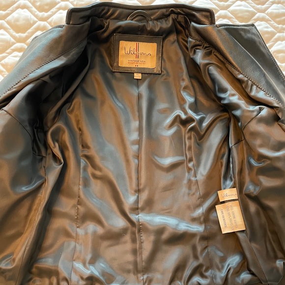 Wilsons Leather Moto Jacket Brand New! - Picture 3 of 5
